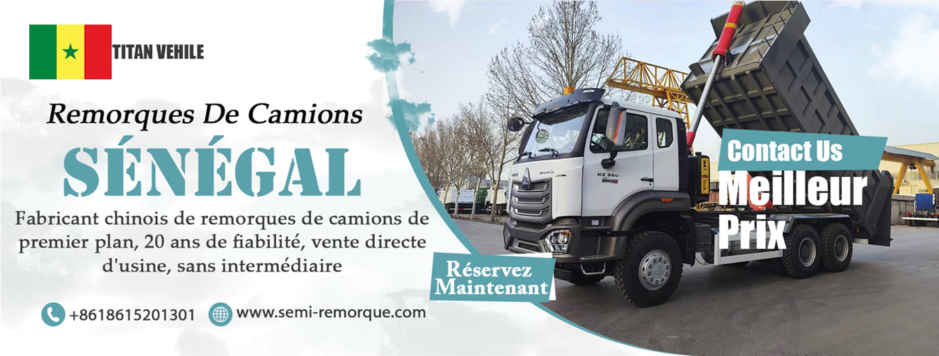 Prix ​​Des Remorques De Camions Au Sénégal