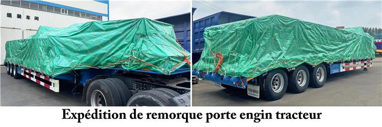 Remorque Porte Engin 3 Essieux Surbaissé Neuve Tracteur À Vendre In Sénégal