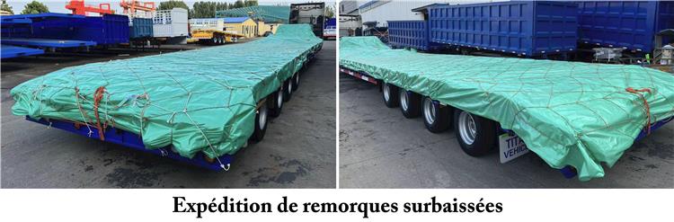 Semi Remorque Extra Surbaissée | Porte Engin Extra Surbaissé Nicolas 5 Essieux