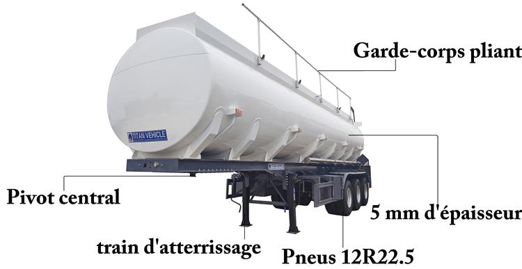 Camion Remorque Citerne Alimentaire Semi À Vendre In Guinea