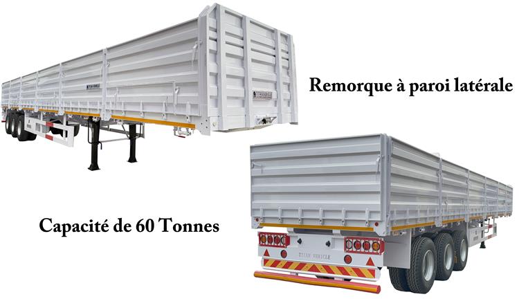Semi Remorque Plateau Ridelles À Vendre In Congo
