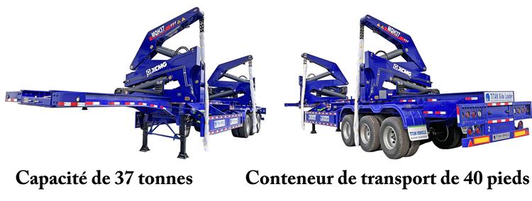 Camion Porte Conteneur Avec Grue | Chargeur Latéral De Conteneur À Vendre In Madagascar