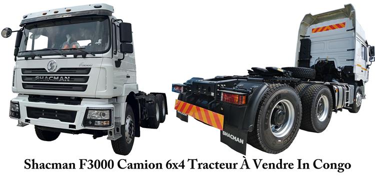 Shacman F3000 Camion 6x4 Tracteur À Vendre In Congo