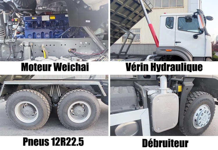 Sinotruk Camion Benne Howo NX 10 Roues Prix