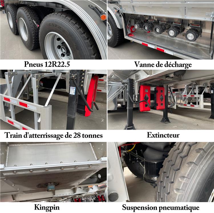 Semi Citerne 45000l Camion Citerne Semi Remorque Alimentaire In Congo