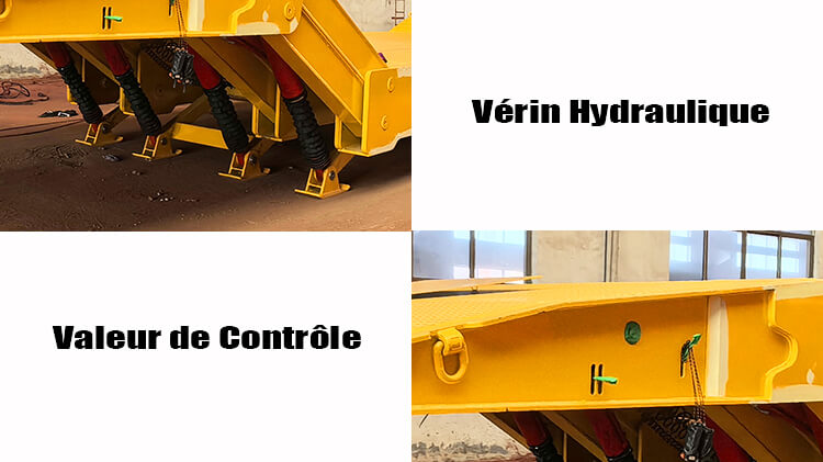 Porte Engin Semi Remorque Extra Surbaissée à Vendre en Burkina Faso