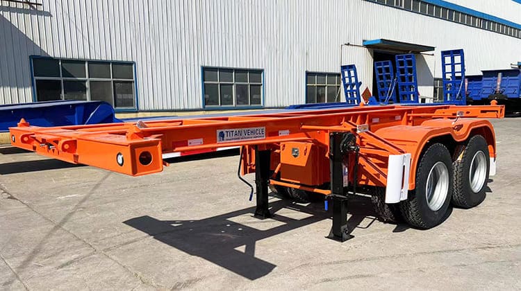 Semi Remorque Porte Container 20 Pieds | Remorque Pour Conteneur
