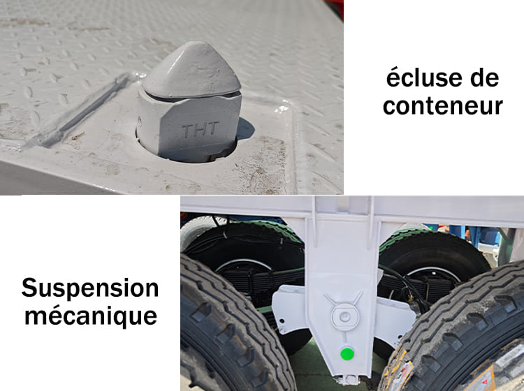 Plateau De Semi Remorque Porte Paille 3 Essieux Bois Neuf