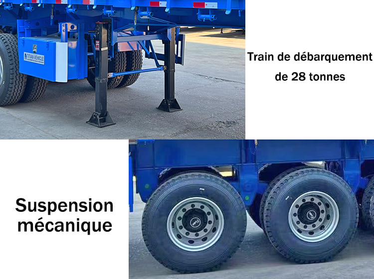 Semi Remorque Plateau Basculante à Vendre au Congo