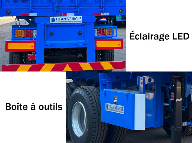 Semi Remorque Plateau Basculante à Vendre au Congo