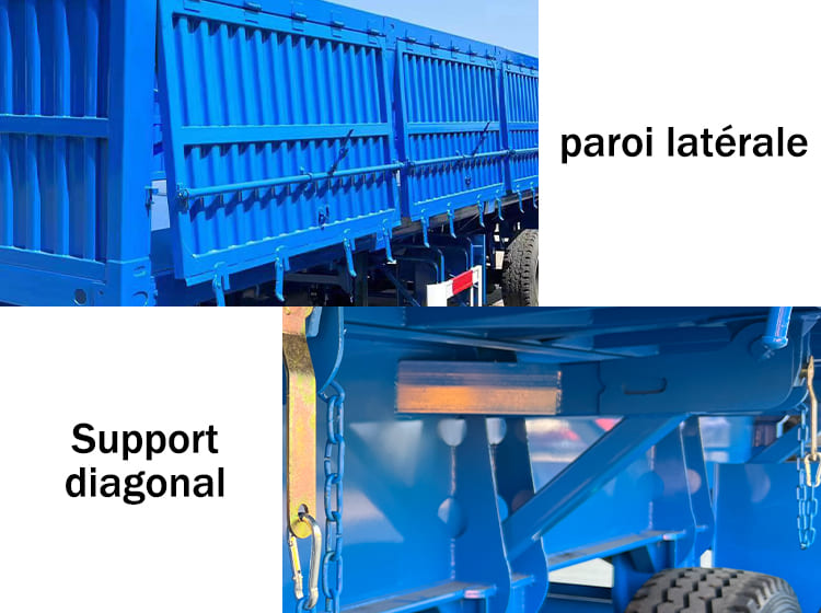 Semi Remorque Plateau Basculante à Vendre au Congo