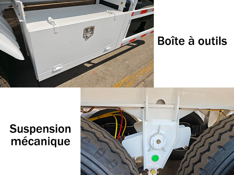 Tracteur Remorque Benne Basculante 3 Essieux