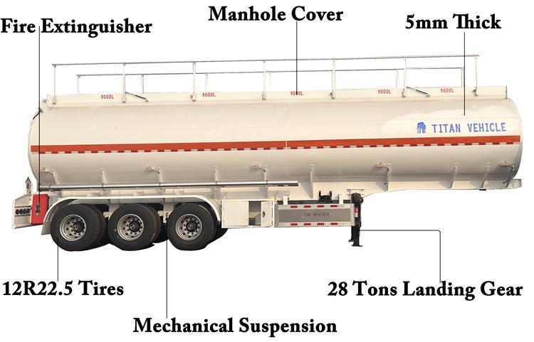 Citerne 45000l | Camion Remorque Citerne Semi Carburant &Agrave; Vendre In Mali