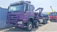 Camion Porte Container Avec Grue