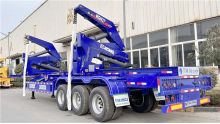 Camion Porte Conteneur Avec Grue