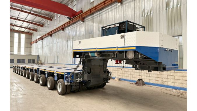 Remorque Goldhofer P12 SPMT 