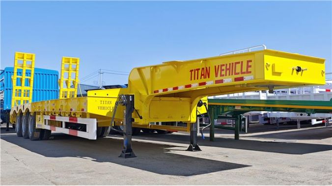 Semi Remorque Surbaissée 3 Essieux