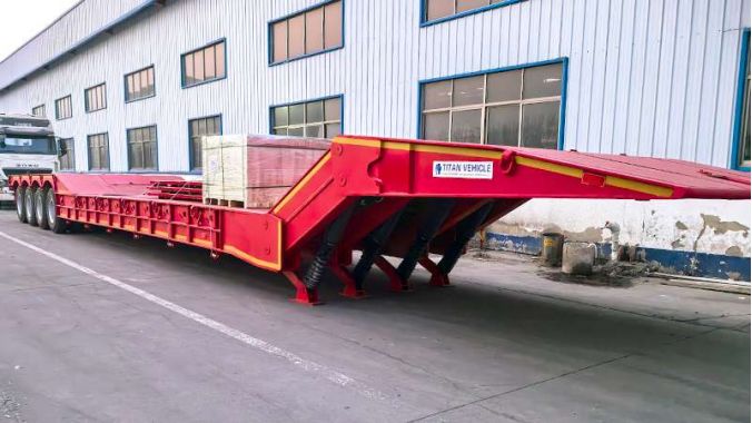 Remorque Col de Cygne 4 Essieux