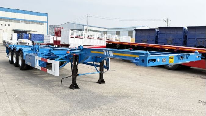 Semi Remorque Container 40 Pieds